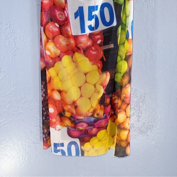 Zara Fruit Mesh Maxi Dress Size Small - Picture 6 of 9